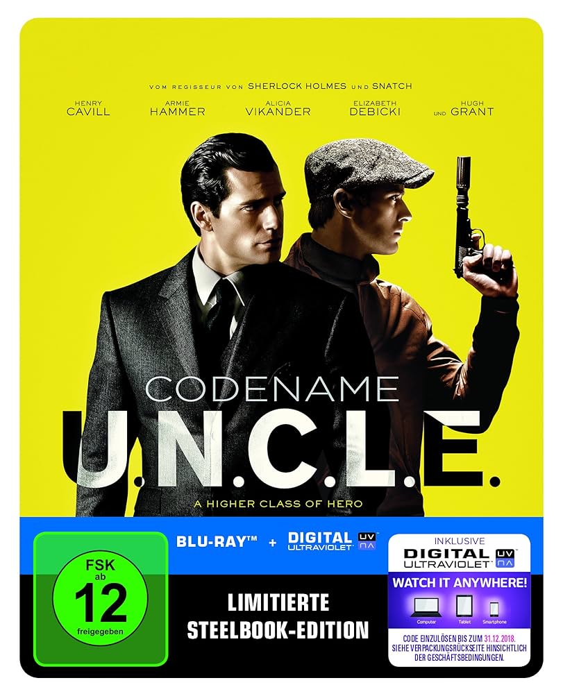 コードネーム U.N.C.L.E. スチールブック仕様　クリアケース付き　スレ コードネーム U.N.C.L.E. スチールブック仕様 クリアケース付き