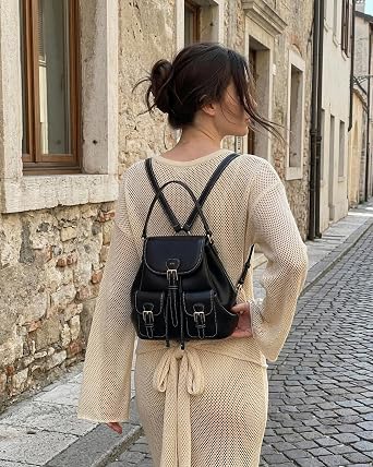 JW PEI Women's Harper Buckle Pocket Backpack