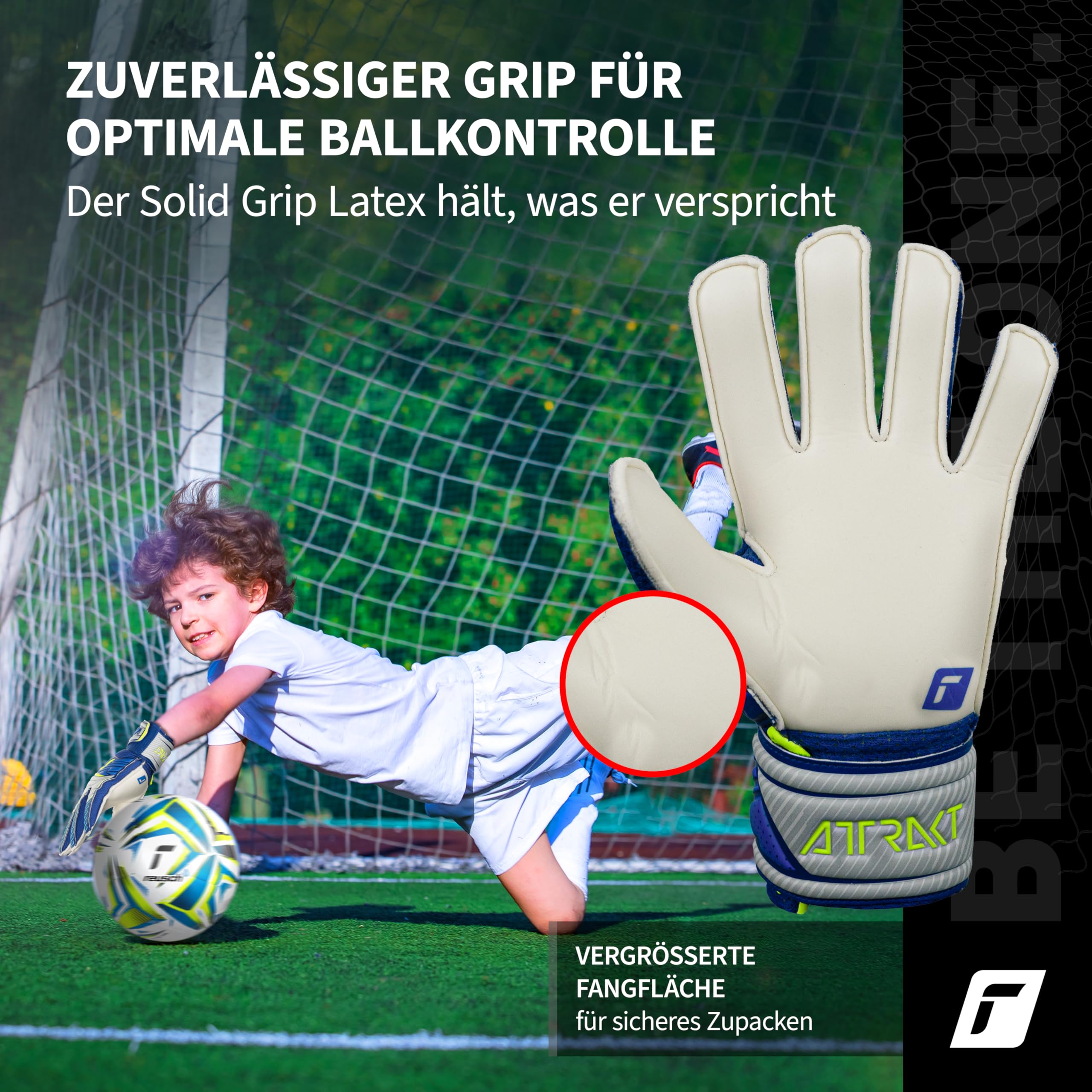 Reusch Attrakt Solidny Junior 5272515 6036
