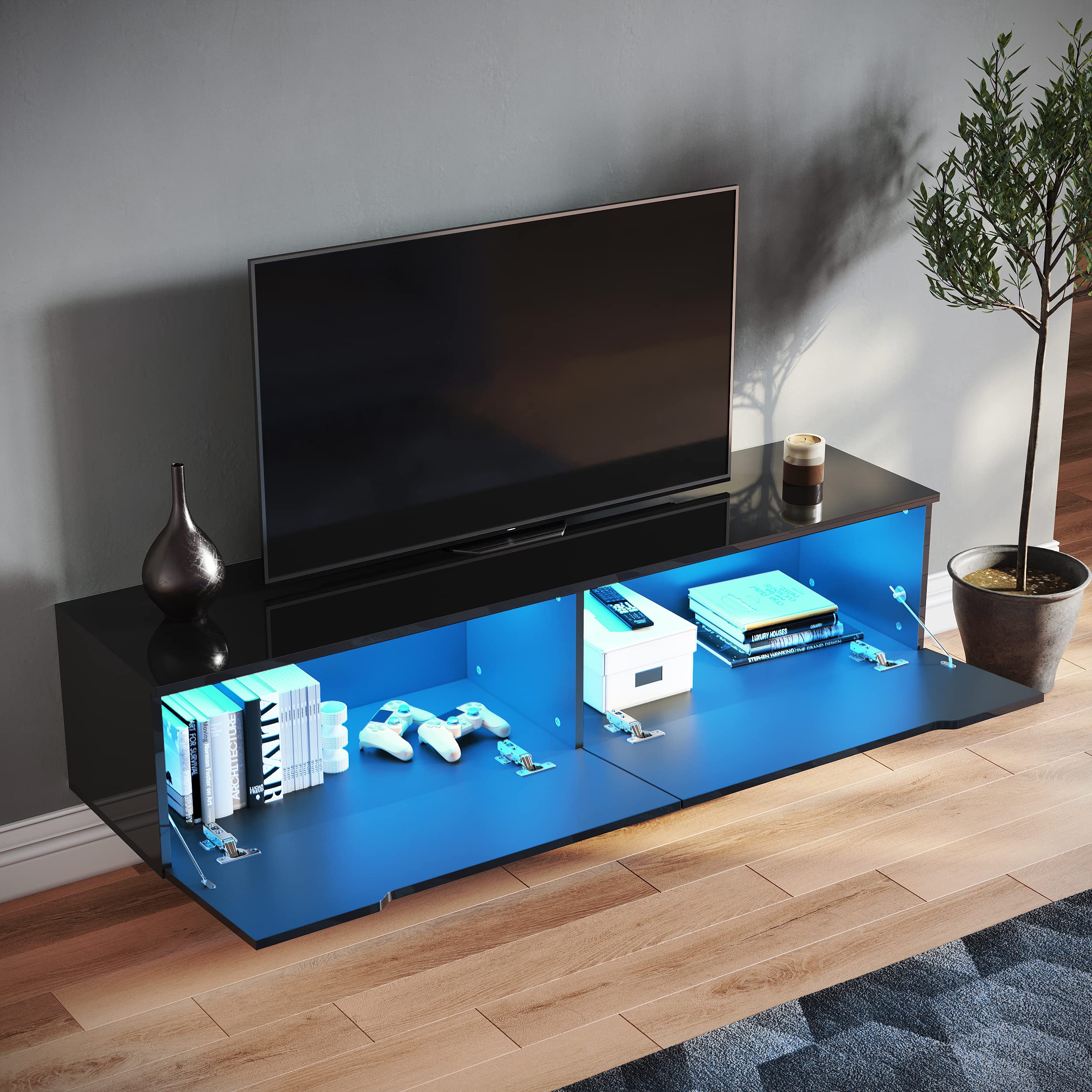 SONNI Tv-kast - Lowboard voor 60″ TV - Van Kasten