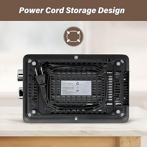 Miniatura 5 de Simple Deluxe Tostadora de 2 rebanadas para bagel, 5 ajustes de tostado y 3 funciones bagel, descongelar y cancelar, estilo retro de acero