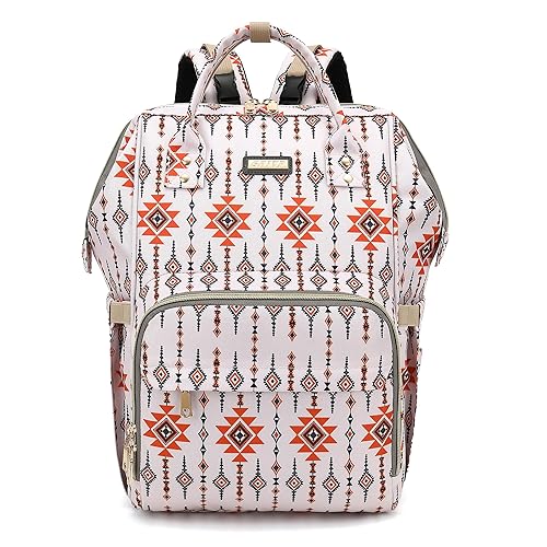 Miniatura 23 de Mochila para pañales, bolsas de pañales para bebés, niñas y niños, bolsas de bebé para mamás papás, bolsa cambiadora de pañales con bolsillos Beige