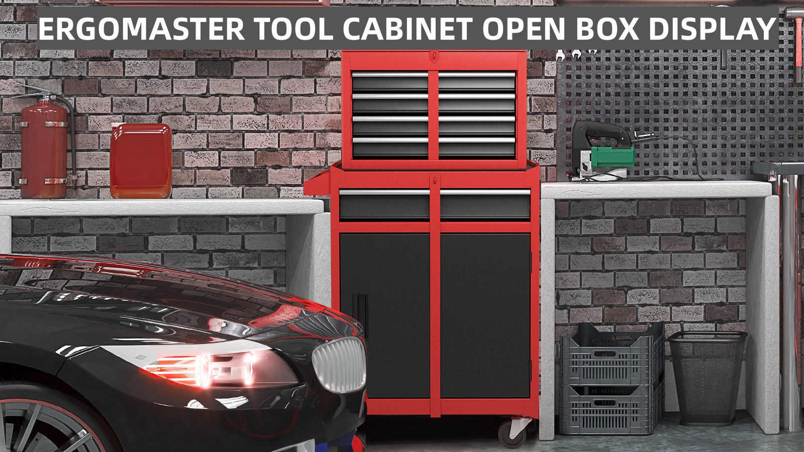 Amazon.com: ERGOMASTER Tool Chest Heavy Duty Rolling Tool Box with