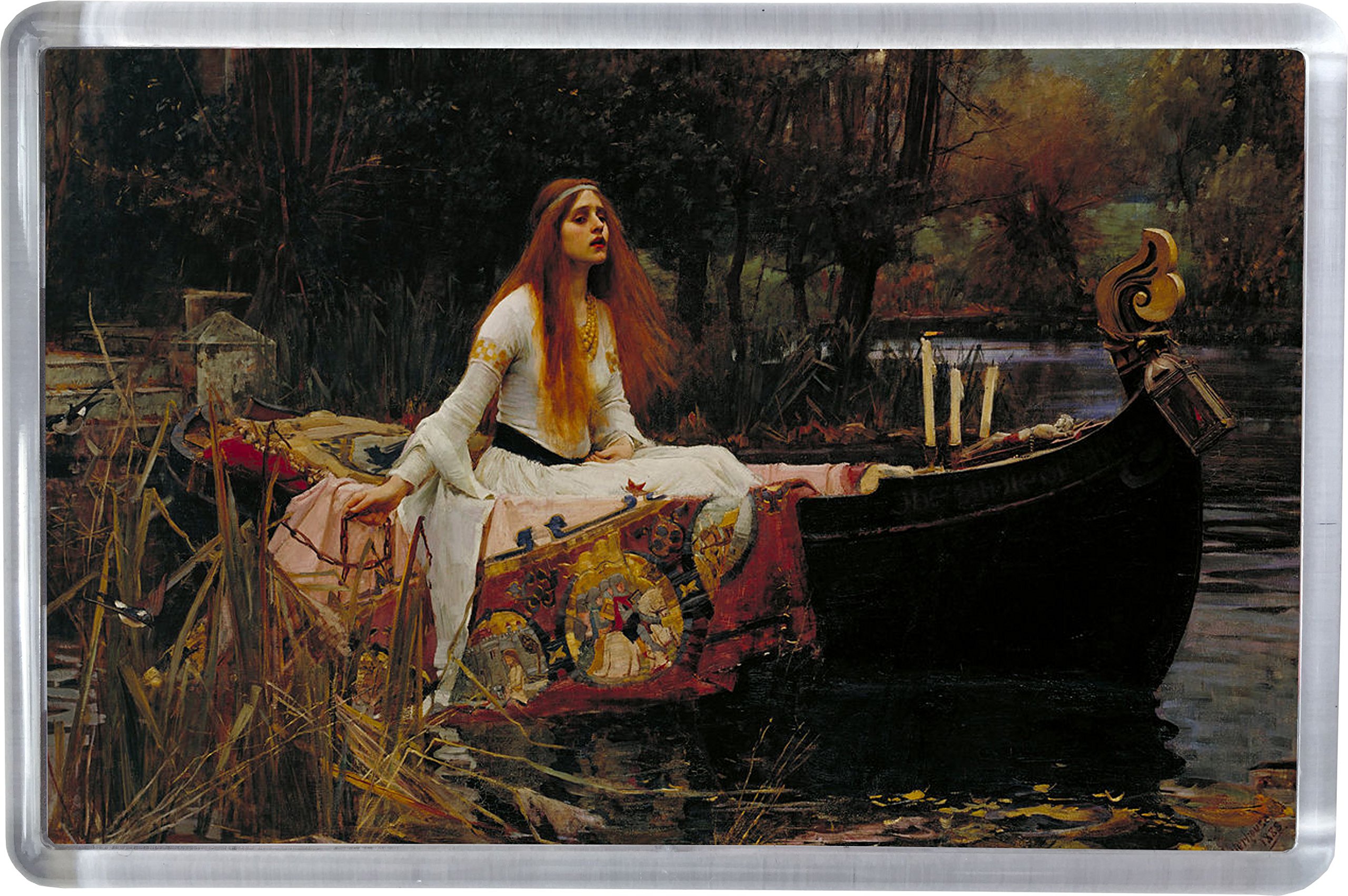 John William Waterhouse - The Lady of Shalott Fridge Magnet 5 x 7.5 cm