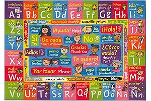 KC Cubs ABC Alphabet & Phrases Spanish Translations Educational Learning Game Play...
