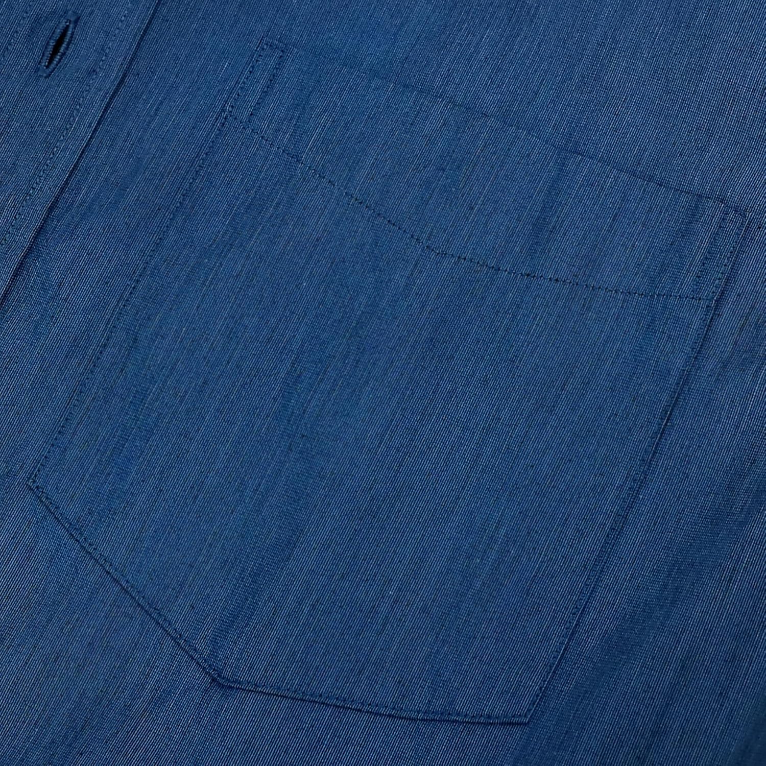 Dubinik® Mens Short Sleeve Button Down Shirts 100% Cotton Plaid Men's Casual Button-Down Shirts with Pocket - Image 3