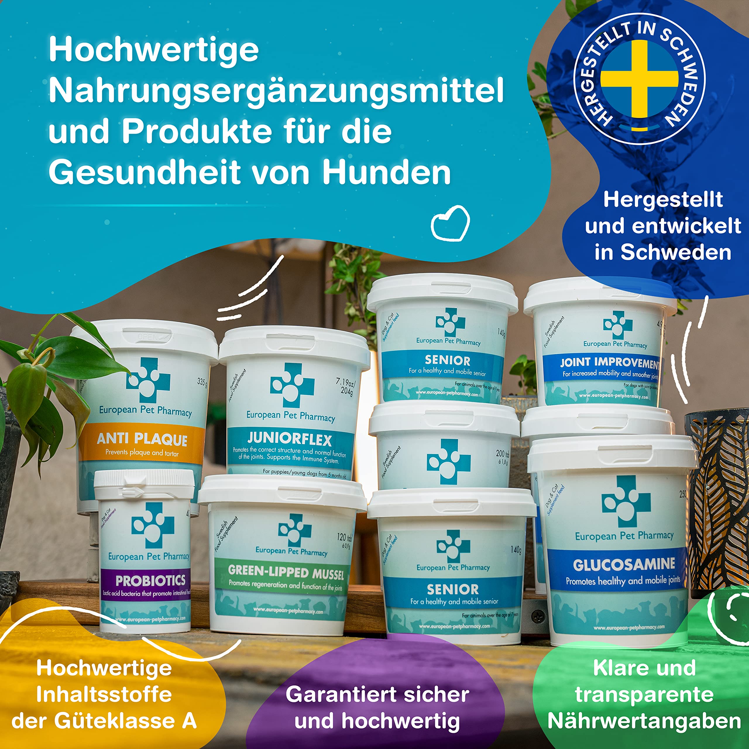 Pro-X Getreidefreies Hypoallergenes Nahrungsergänzungsmittel Hund aus Getrockneten Insekten von European Pet Pharmacy–insekten protein hund–Proteinpulver für den Muskelaufbau – Ab 1 Jahr – 300g Pulver