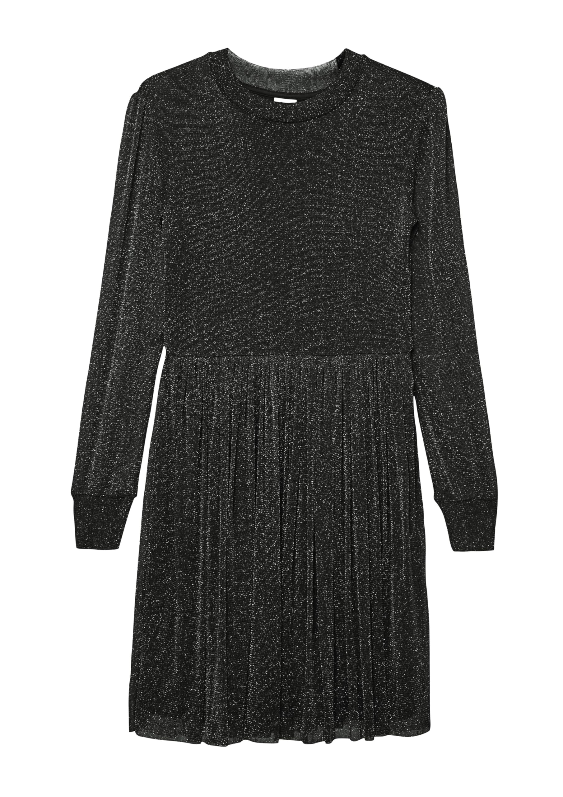 s.Oliver Kurzes Kleid aus weichem Glitzer-Mesh