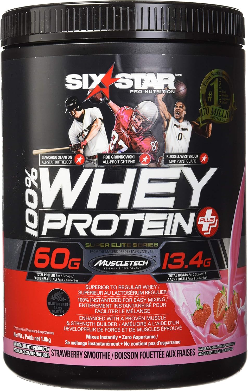 Whey Protein Powder + Creatine Monohydrate, Six Star 100 Whey Protein