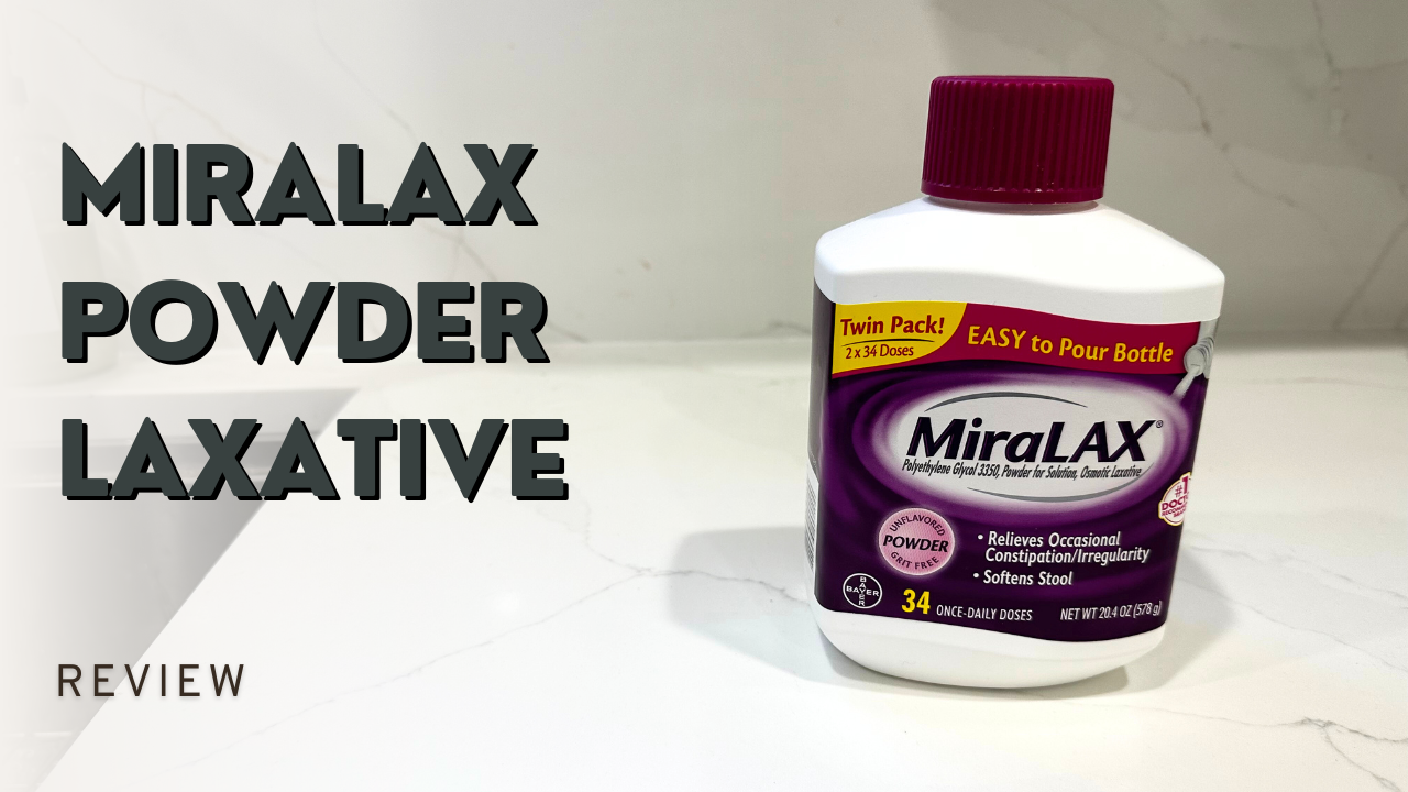 MiraLAX Constipation Relief Laxative Powder on Amazon Live