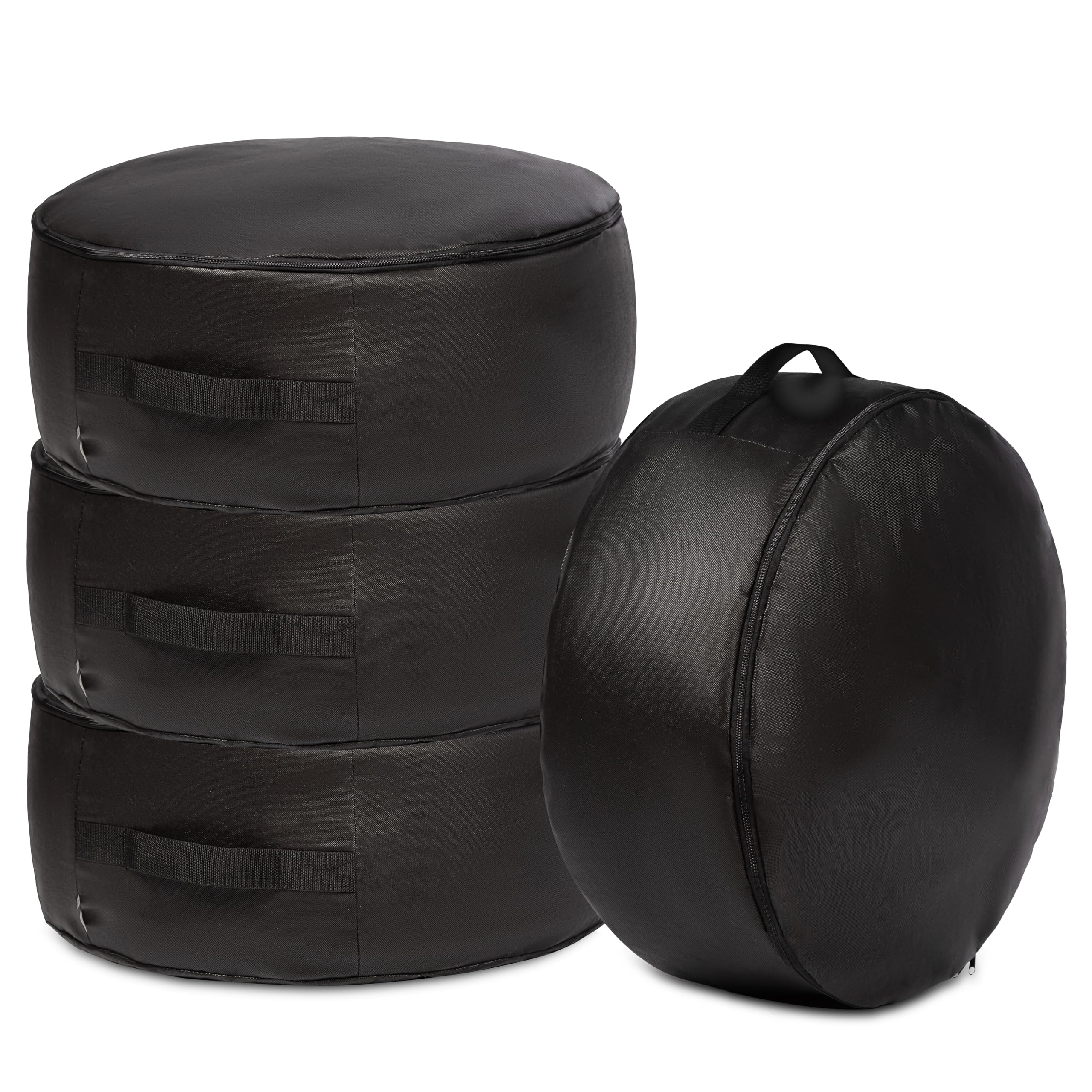 Lot de 4 Housses de Rangement pour Pneus et Roues Taille 3XL - Enveloppe Imperméable et Résistante pour Le Stockage - Sac à Pneus pour Roue de Secours - Protection Jantes Voiture