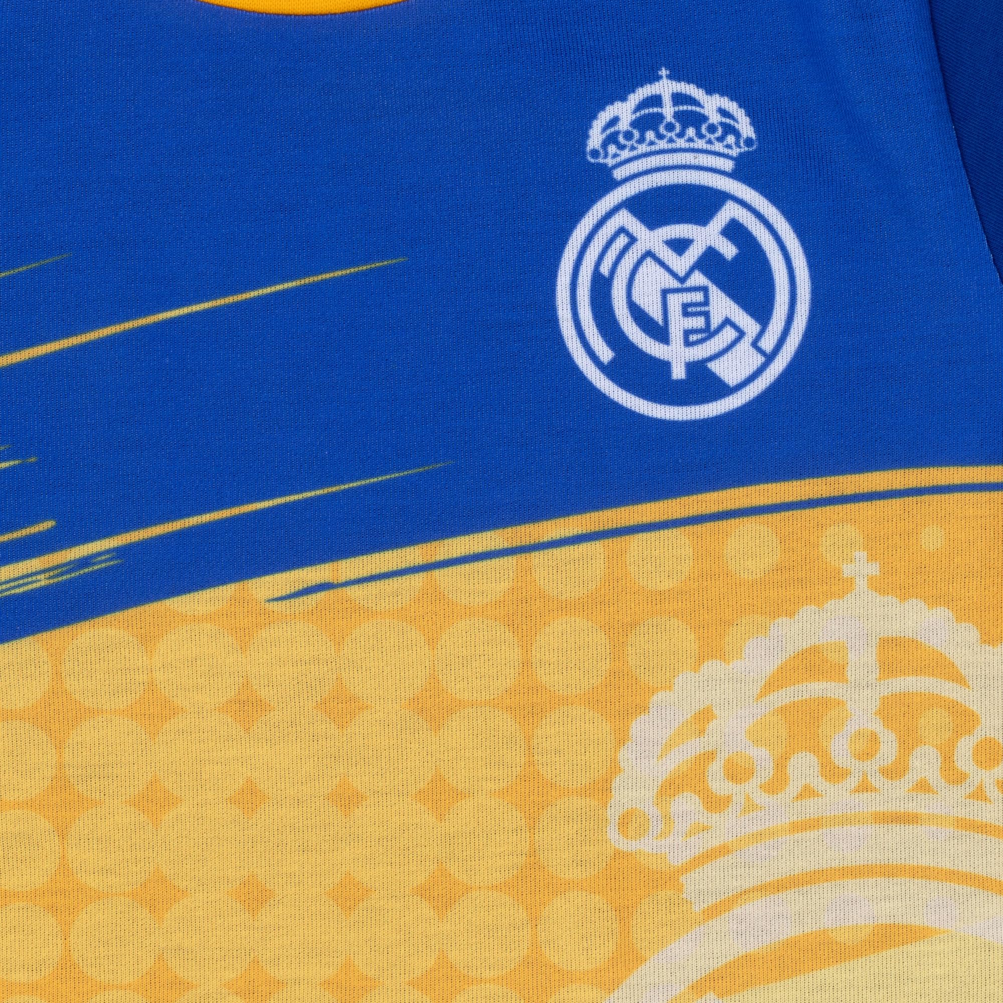 Real Madrid CF - Pijama de Manga Corta para Niños - Azul