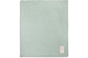 Grandma and Me: Soft Sage Polyester Fabric Toddler Cuddle Blanket