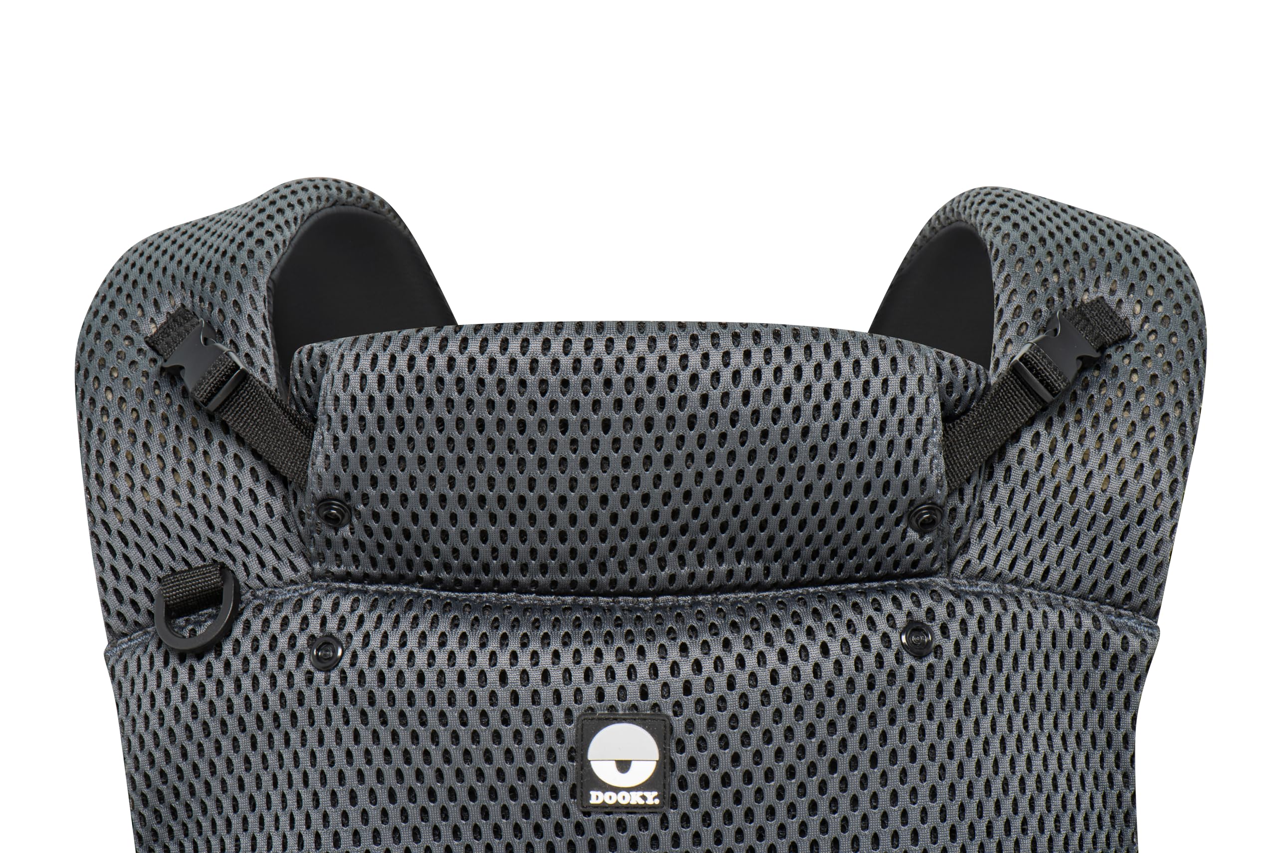 Portabebés ergonómico Dooky Urban Comfort (adecuado desde el nacimiento 0-3 años y 3,5-15 kg, ideal como primeros auxilios para el bebé, tres opciones de transporte diferentes), Grey sapphire