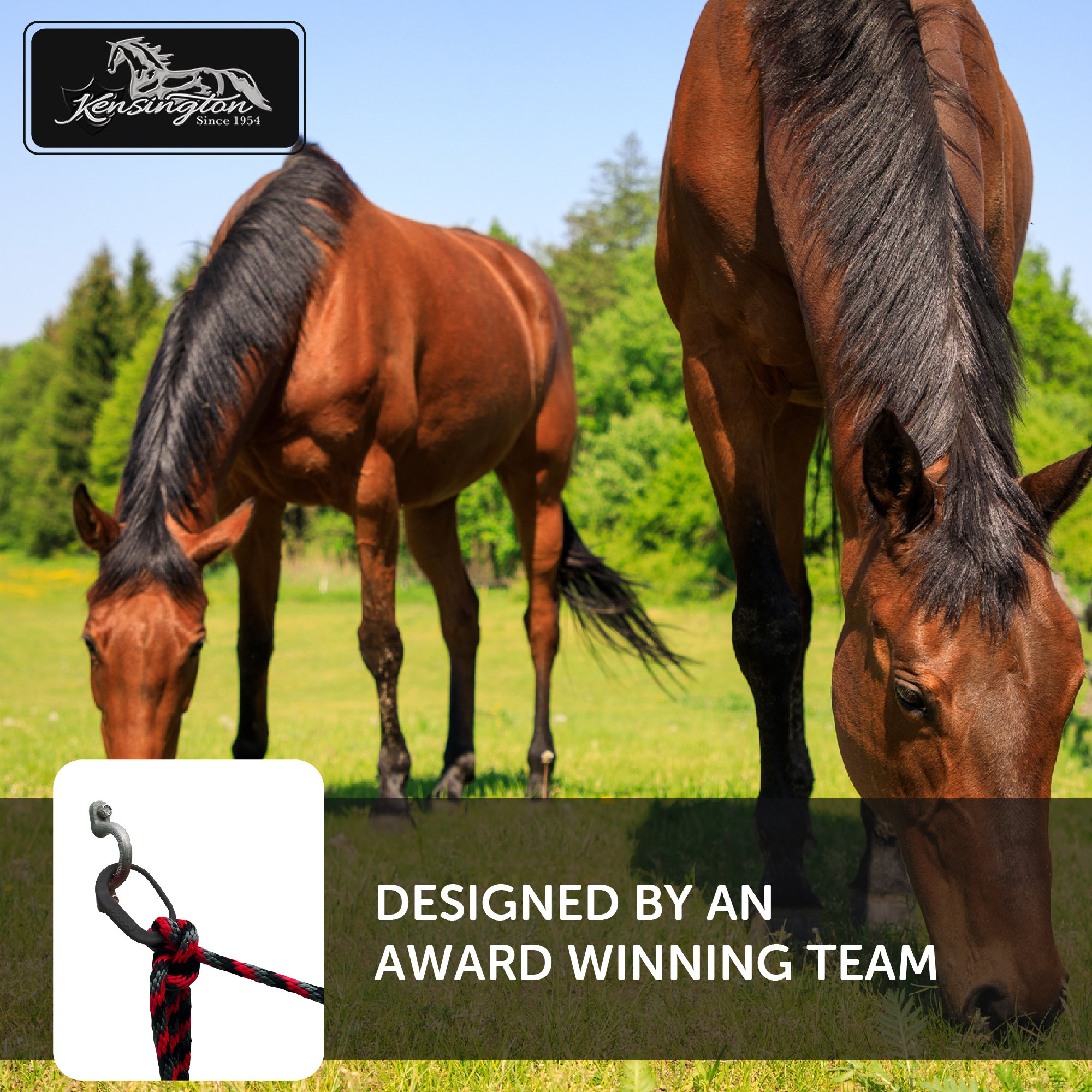 Kensington Protective Products Horse Tie — Revolutionary Safety for You