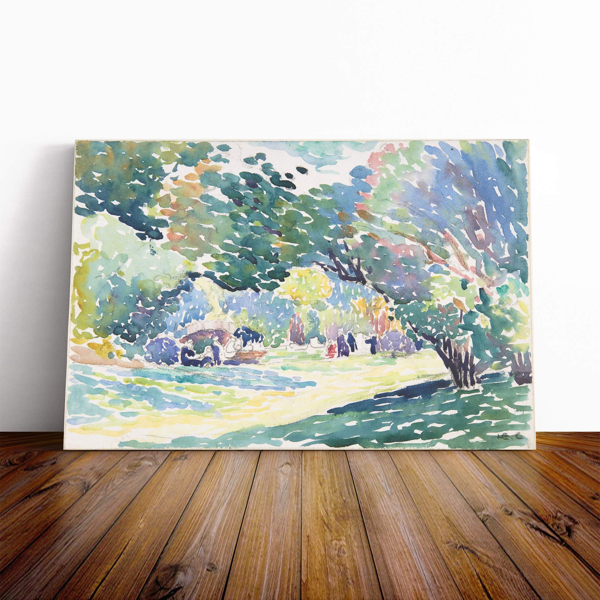 Wall Henri-Edmond Cross Art Vol.3 Canvas Print | Gallery Wrapped 30mm Frame Wall Art | 30x20 inches | Ready to Hang | Contemporary Religious Picture | Living Room Bedroom Lounge Office