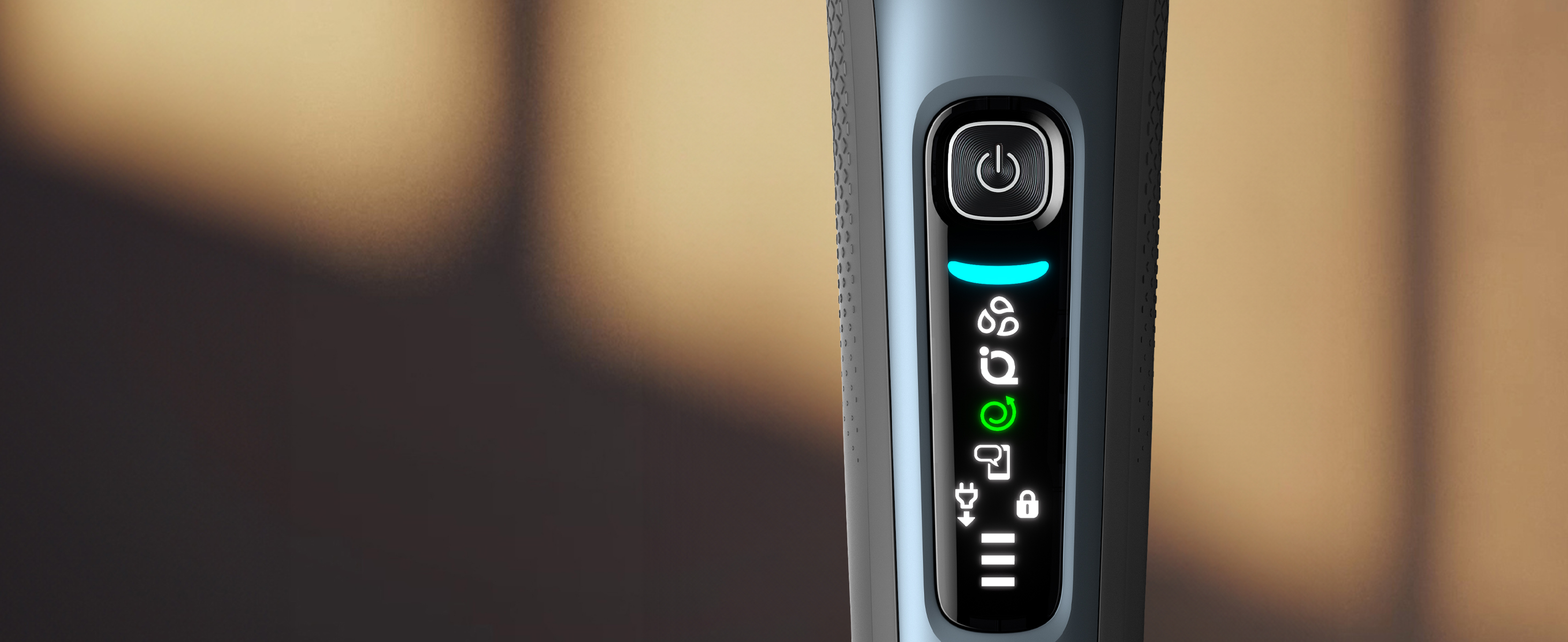Philips Norelco Shaver i9000, Wet & Dry Electric Shaver, Taubenblau, SenseIQ Technology, Triple Lift & Cut System, 360 Rotating Dual SteelPrecision Precision Blades, Beard Styler, Model X9001/91