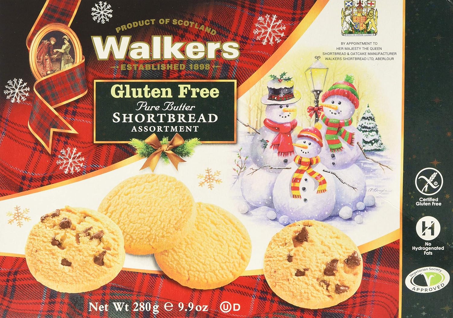 Walkers Shortbread Gluten Free Festive Assortment 1027 Amazon.co.uk