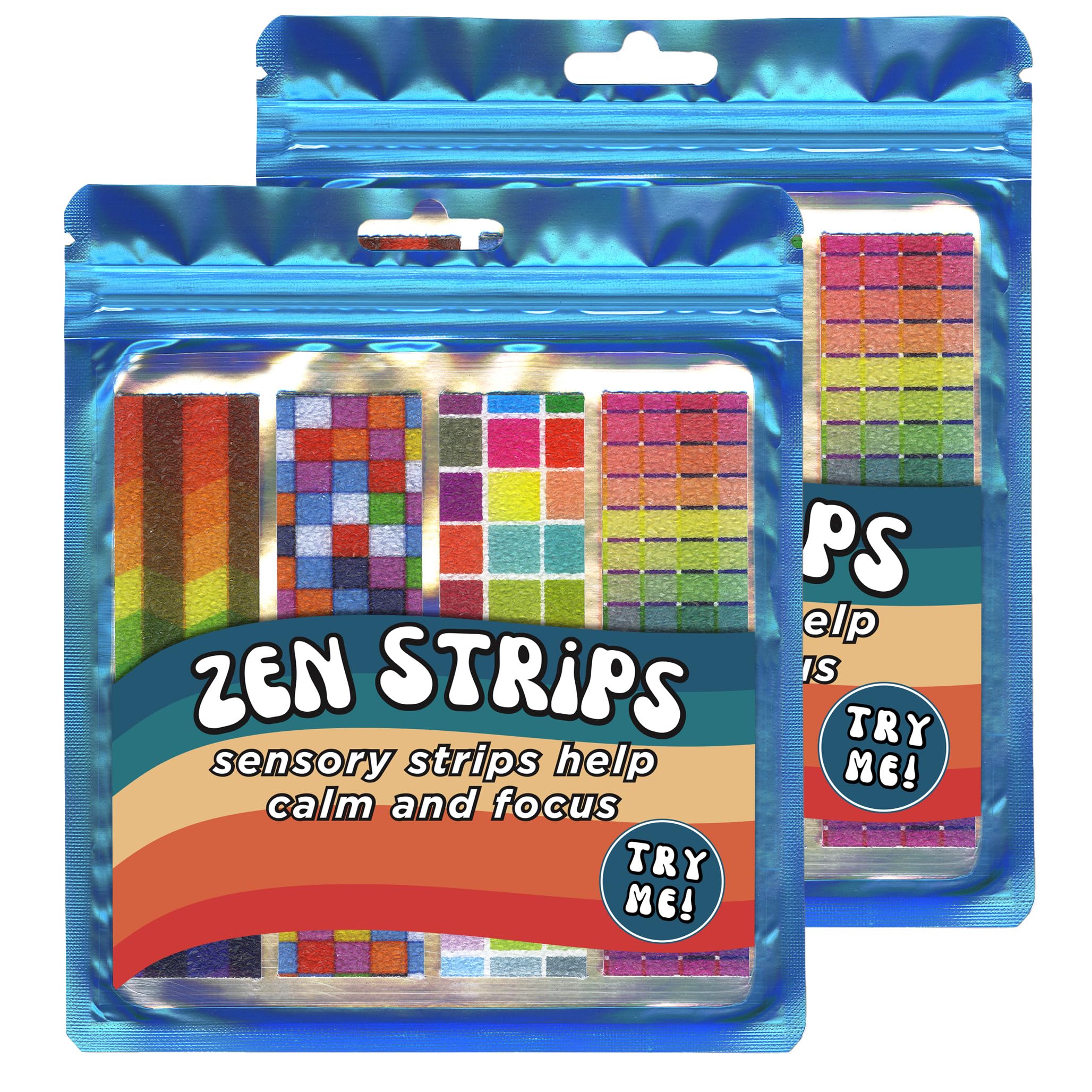 Amazon.com : Zen Strips for Anxiety Relief and Focus, 8 Sensory