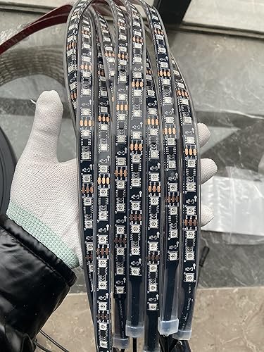 Miniatura 8 de Bluetooth + control remoto, 14 unidades, 5 pies, 4.6 ft, RGB Chasing Flow Underglow, luces de capó, kit de iluminación iluminada para Polaris