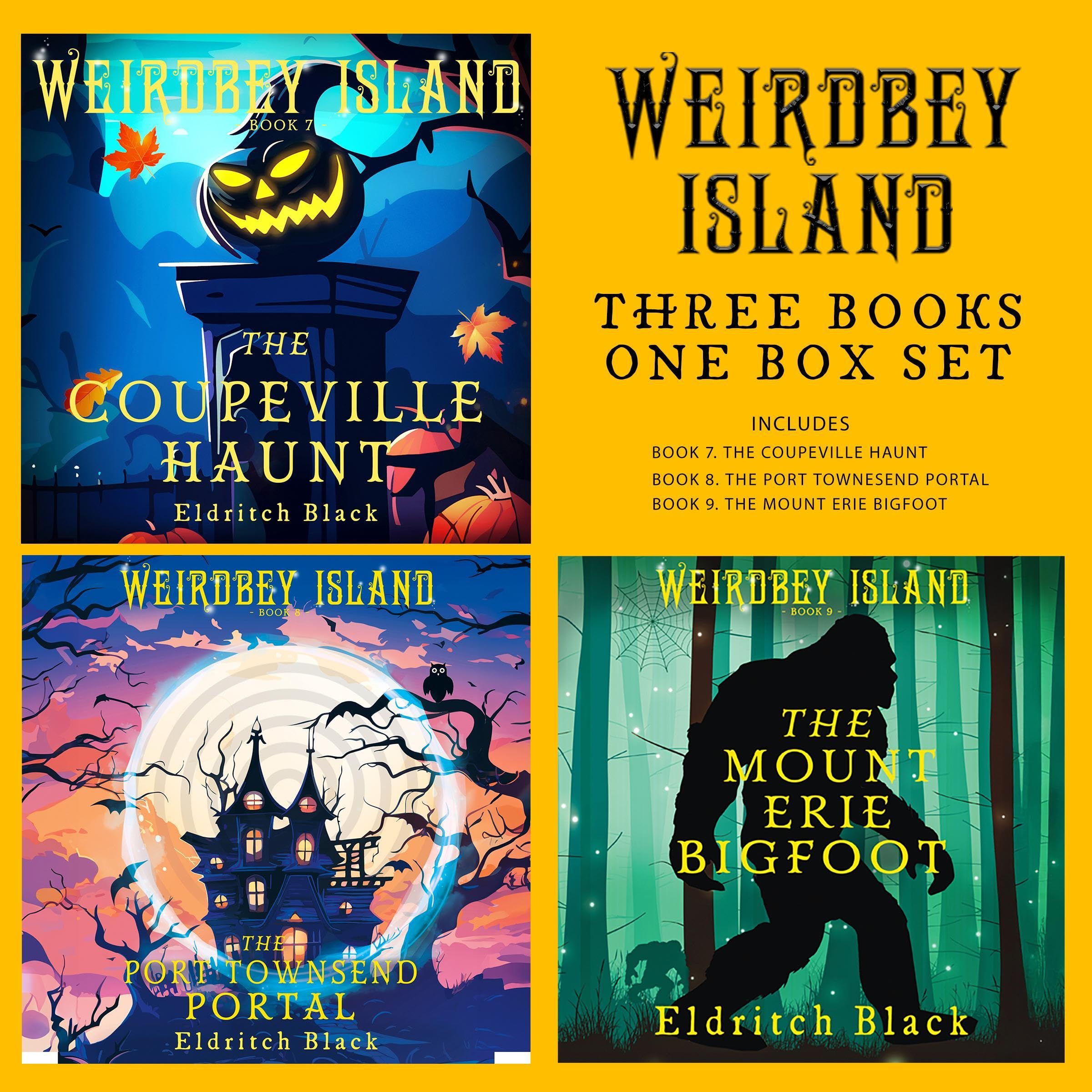 Cover art for Weirdbey Island, Books 7-9