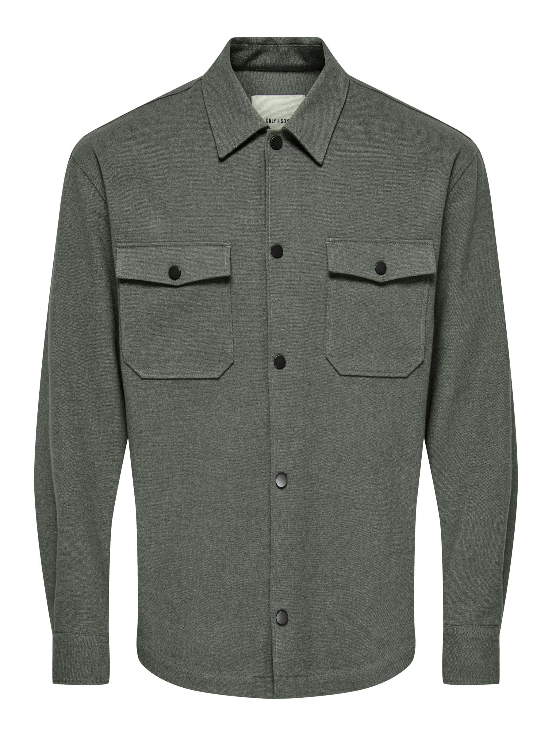 Only & Sons Herren Onsmark Brushed 0353 Overshirt Noos Onsmark Brushed 0353 Overshirt Noos (1er Pack)