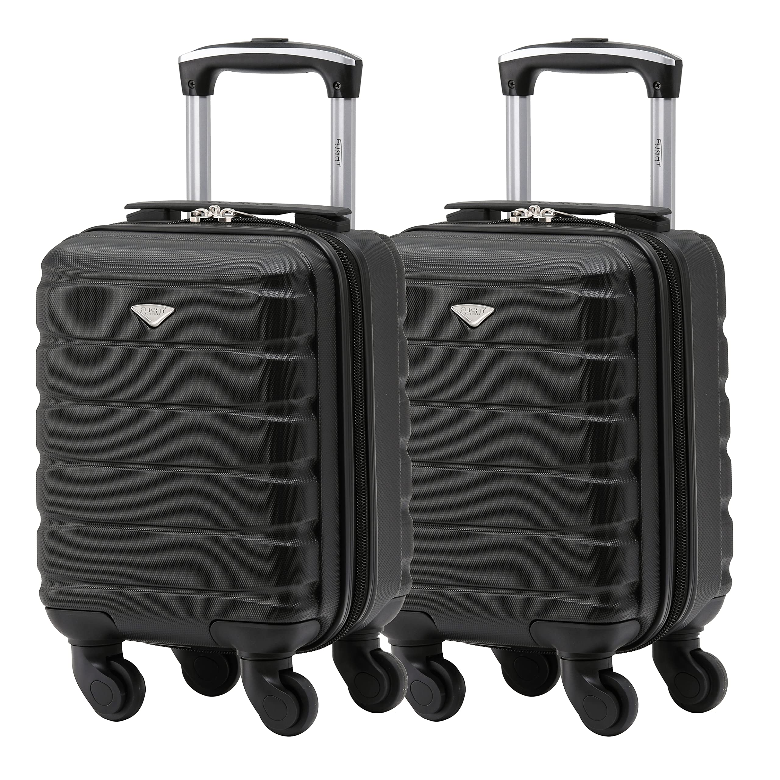 Flight Knight Suitcase Set of 2 Lightweight 4 Wheel ABS Hard Case Cabin Carry On Hand Luggage Approved for Over 100 Airlines Including easyJet, British Airways, Ryanair & Many More 55x35x20cm — view 135
