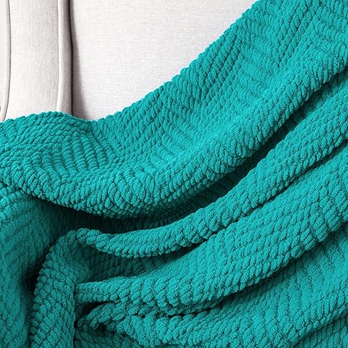 Miniatura 9 de Manta para sofá, funda de sofá suave de punto texturizado, manta de tweed rosa con borlas de flecos para decoración del hogar, cama, sofá, silla, 60