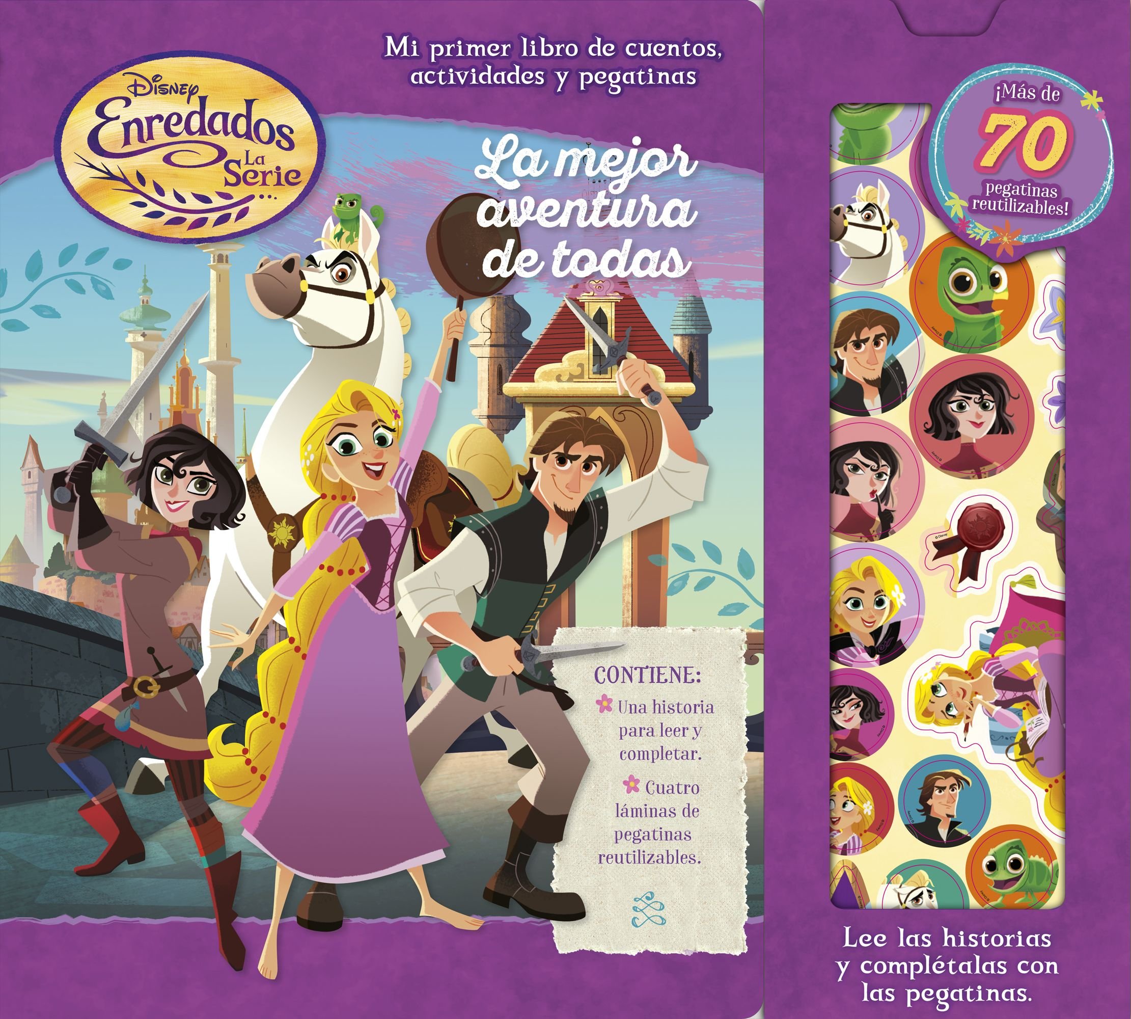 Enredados. La serie. La mejor aventura de todas: Mi primer libro de cuentos, actividades y pegatinas (Disney. Enredados)