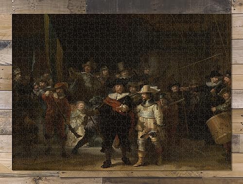 Miniatura 9 de Rompecabezas para adultos de 1000 piezas  La vigilancia nocturna  Rembrandt Van Rijn