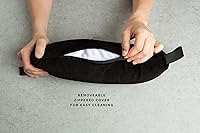 Vista 6 de Bucky Baxter - Almohada lumbar ajustable ergonómica y de apoyo, color cereza, talla única