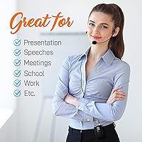 Vista 6 de Pyle Sistema de micrófono inalámbrico de 4 canales, juego de micrófono de audio UHF portátil con 2 de mano, 2 auriculares, 2 micrófonos Lavalier, 2