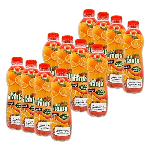 Paquete Jugo de Naranja – Incluye 12 botellas de 16.9 onzas líquidas cada una, 202 onzas líquidas en total de sabor a jugo de naranja – Perfecto