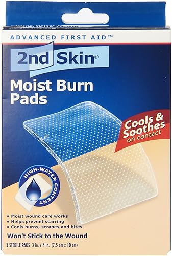 Spenco 2nd Skin Moist Burn Pads, Large (3 x 4