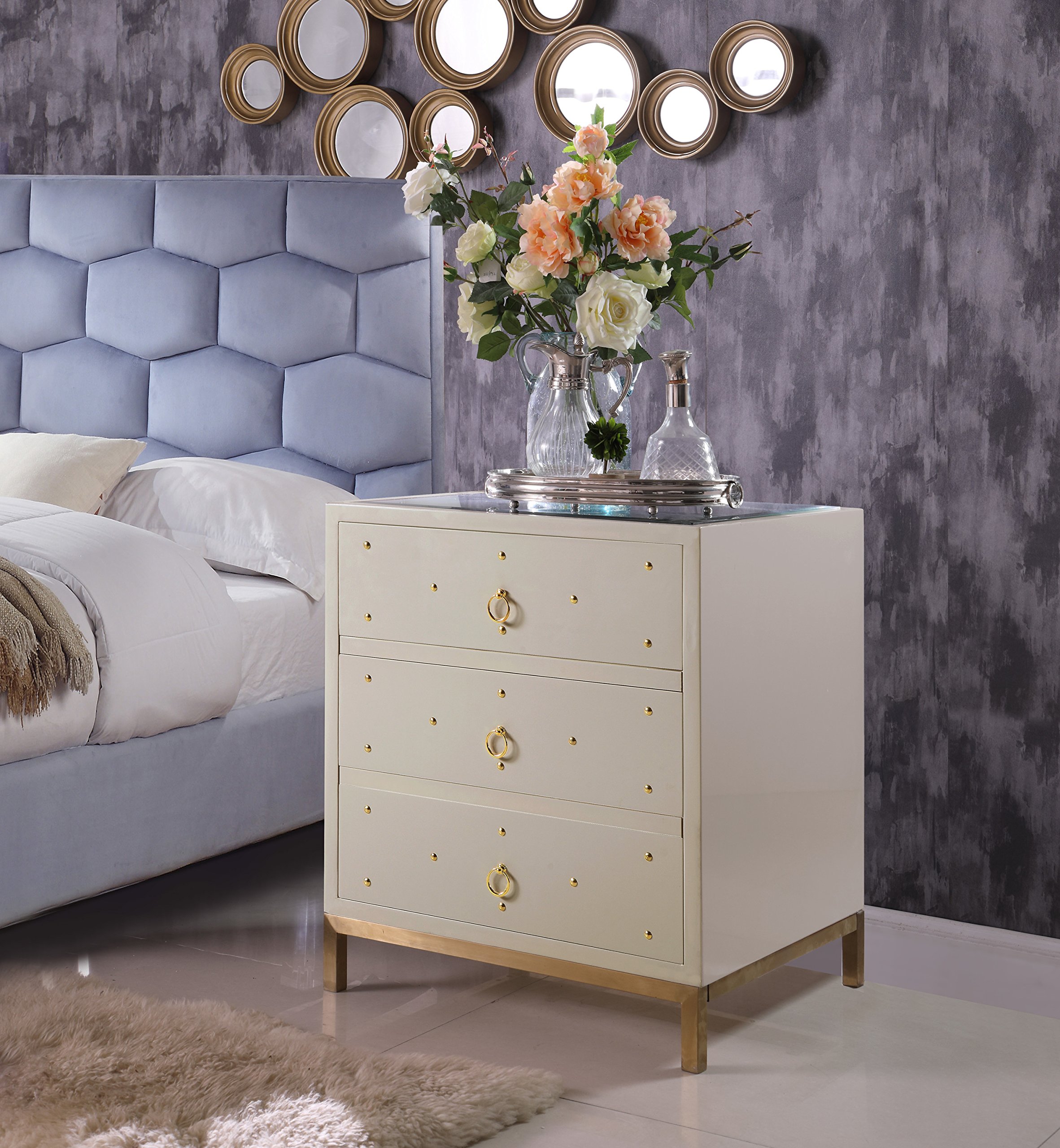 Iconic Home Florence Nightstand Side Tab Buy Online In Costa Rica At Desertcart