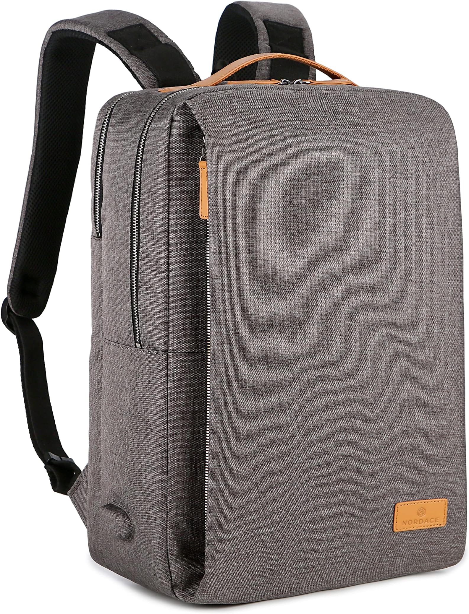 - Siena Smart Backpack with USB Charging - 15.6 Inch Laptop Backpack, 19L Daily Backpack for Travel, Everyday, or Work (Gray)