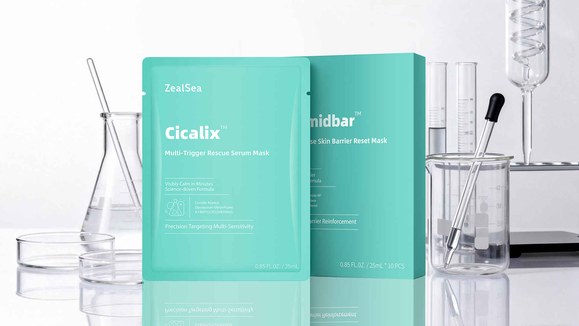 Amazon.com : ZealSea Cicalix Face Masks Skincare Set, Derm