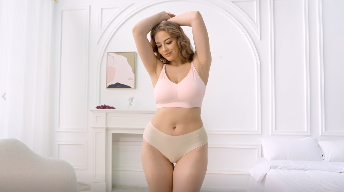 Boob Reggiseno da Allattamento Classic Fast Food - Rosa - Sostenibile! donna