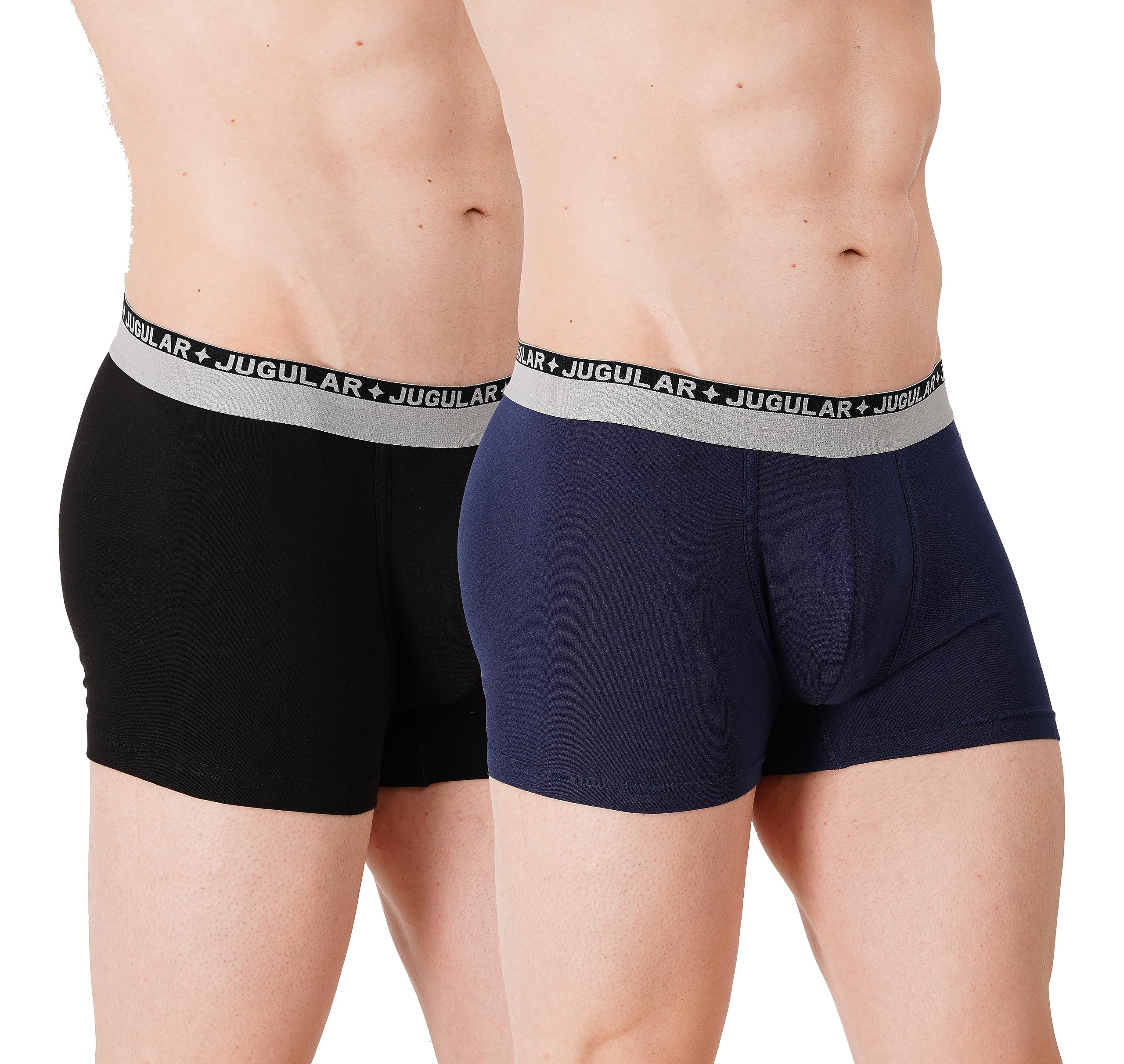 jugular Pack Of 2 Solid Men Cotton Trunk-picture-23