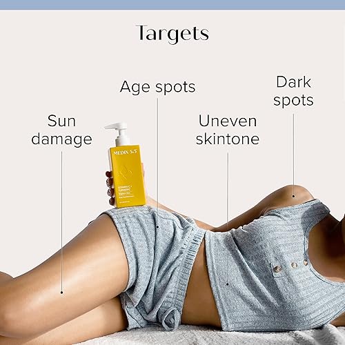 Miniatura 136 de Medix 5.5- Crema facial c/vitamina C + Crema corporal enriquecida c/cúrcuma/vitamina E/jengibre p/rescate piel seca. Humectante, reafirmante e 1