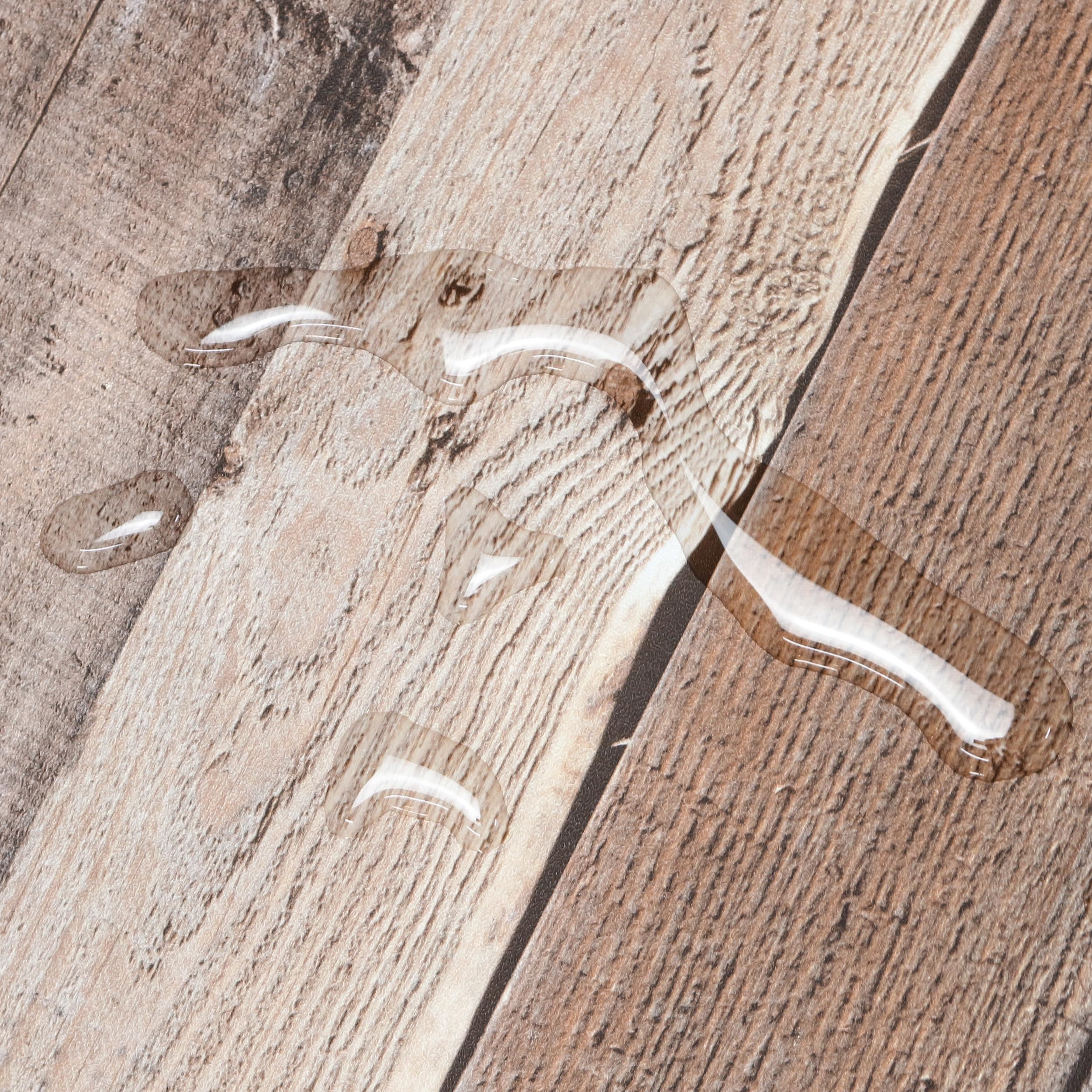 Samoprzylepna tapeta z efektem drewna, 44,5 x 500 cm, kolorowa tapeta panelowa o wyglądzie słojów drewna, tapeta z drewnianymi listwami, samoprzylepna folia meblowa do salonu, łazienki, szuflady
