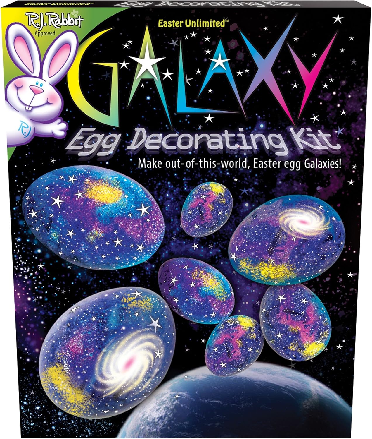 Fun World Kids' Big Galaxy Eggs Deco Kit, Multi, Standard