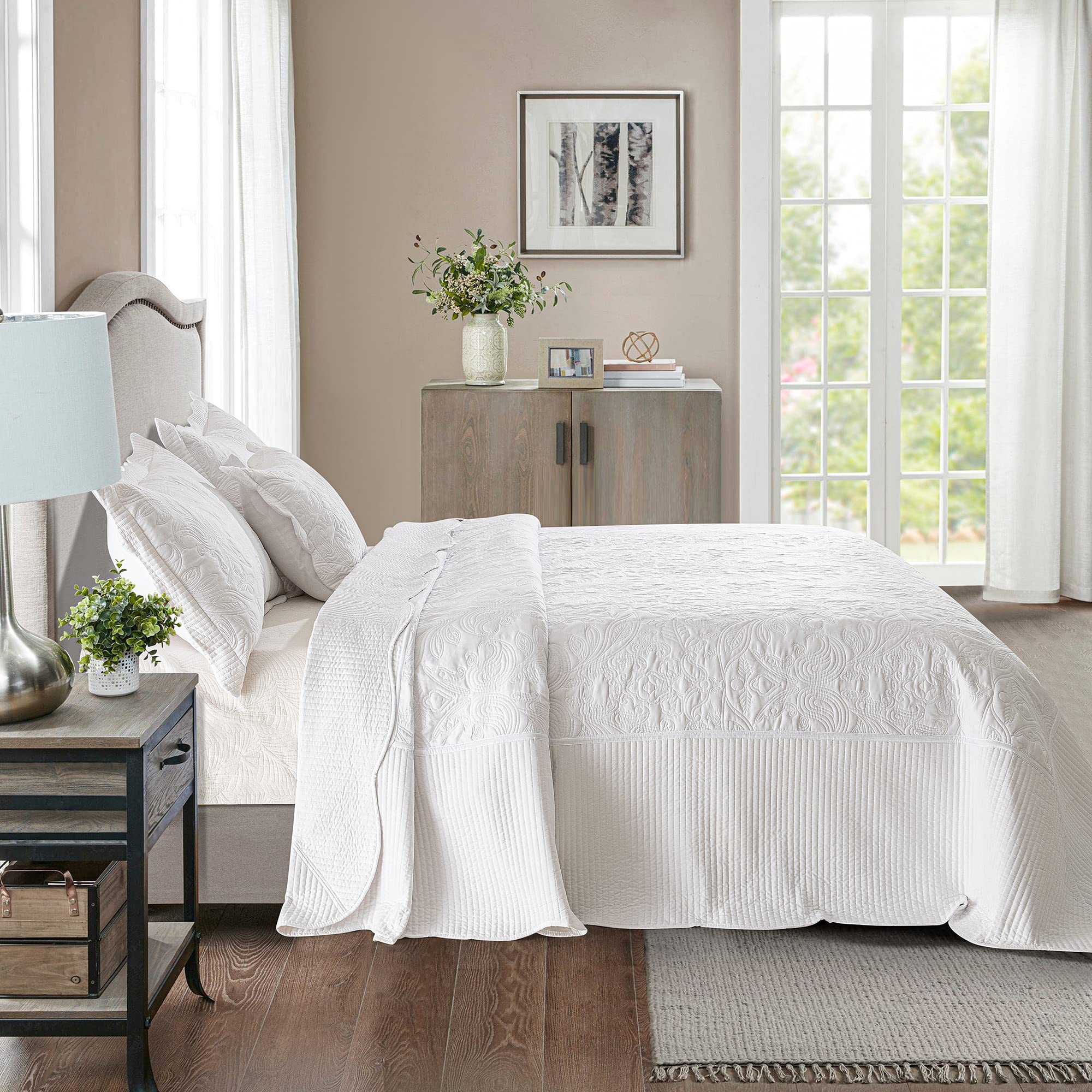 ENJOHOS Oversized King Bedspreads King Size Coverlet, Lightweight Bedspread  Quilt California King Size Oversized Bedspread King, image size:2000x2000