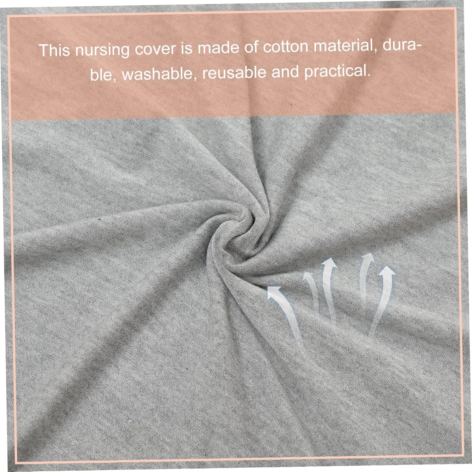 Yardwe Cloak Nursing Cover Cotton Breastfeeding Towel for Comfortable Outdoor Feeding Reusable and Washable Design for Moms and Skin Friendly Material