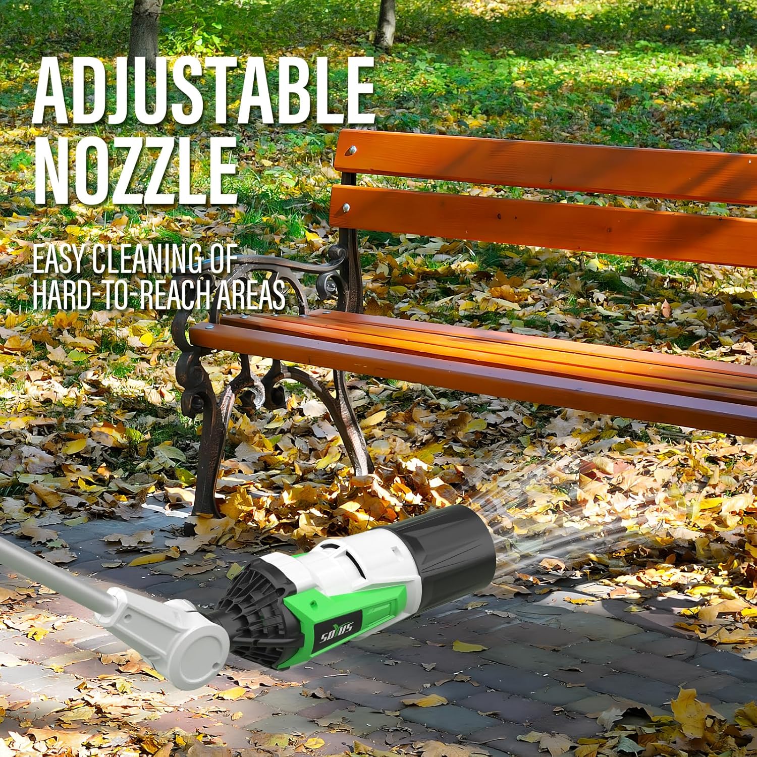 SOYUS Cordless Leaf Blower with 2 Batteries and Charger, and 20V 12 Inch Cordless Weed Wacker with 2 Batteries and Charger