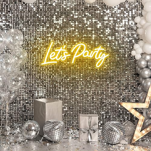 Miniatura 5 de Kavaas Letrero de neón para decoración de pared, 16.5 x 6.9 pulgadas, letrero de neón para cumpleaños, boda, despedida de soltera, decoración de