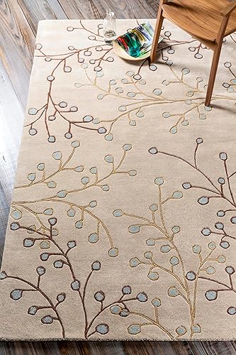 Miniatura 7 de Mark&Day - Alfombras de área, Grosseto moderna alfombra gris claro, alfombra gris y verde para pasillo, sala de estar, dormitorio o cocina (2 pies 3