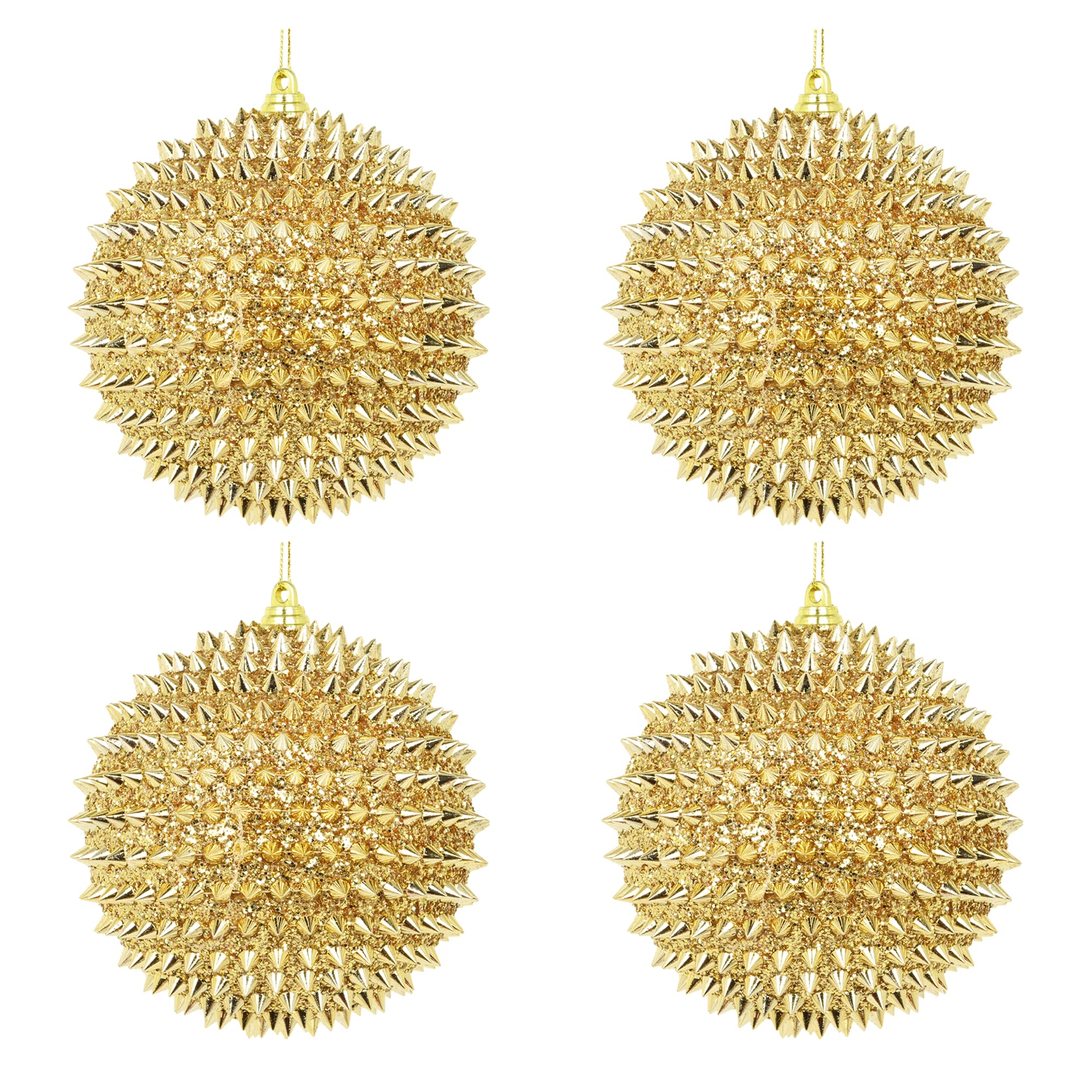 Décorations de Noël punk rock de 9 cm paillettes et style gothique glamour moderne