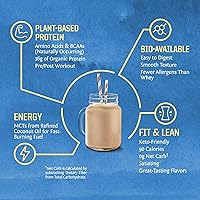 Vista 99 de Sunwarrior - Warrior Blend, base vegetal, proteína vegana cruda con guisantes y cáñamo, SWB BVAN375, Vainilla, 1