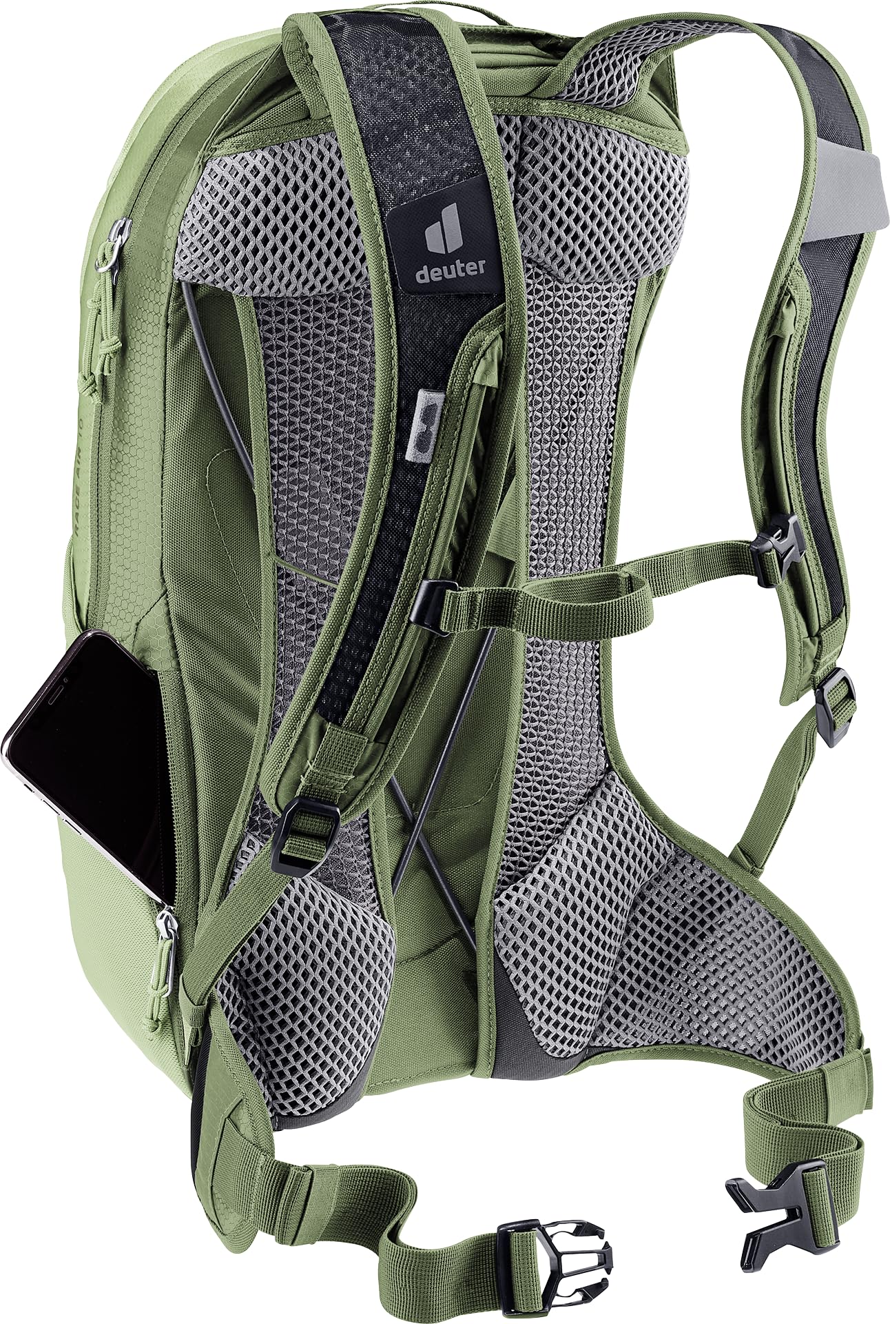 deuter Race Air 10 plecak rowerowy, Gaj mineralny, 10 L, Minimalistyczny